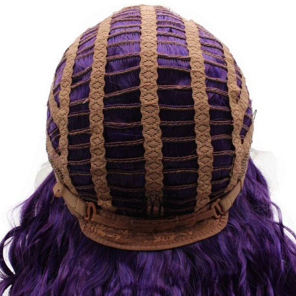 💫 24”  PURPLE OMBRE KINKY CURLY
 LACE FRONT WIG💫 *NEW*
🆕🆕🆕 - Picture 8 of 8